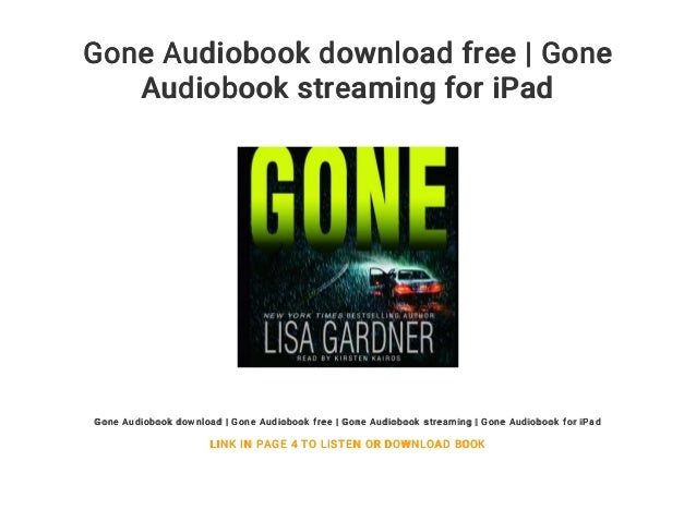 Gone Audiobook download free | Gone Audiobook streaming ...
