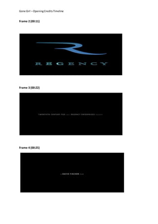 Gone Girl – OpeningCreditsTimeline
Frame 2 (00:11)
Frame 3 (00:22)
Frame 4 (00:25)
 