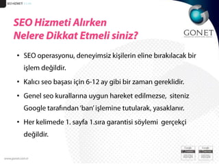 SEO HİZMETİ  51/436 Ay Sonunda Belirlenen Her Anahtar Kelime İçin Siteniz Google’da.4. sonuç  sayfasında  yer  alıyorsa  paranızı tamamen    iade ediyoruz.3. sonuç  sayfasında  yer  alıyorsa  paranızın %70’ ini    iade ediyoruz.2. sonuç sayfasında   yer  alıyorsa  paranızın %50’sini   iade ediyoruz.1. sonuç sayfasında   yer almanızı garanti ediyoruz! 