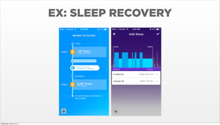 EX: SLEEP RECOVERY

Wednesday, February 12, 14

 