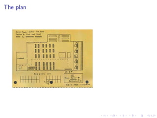The plan
 