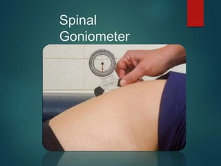 Spinal
Goniometer
 