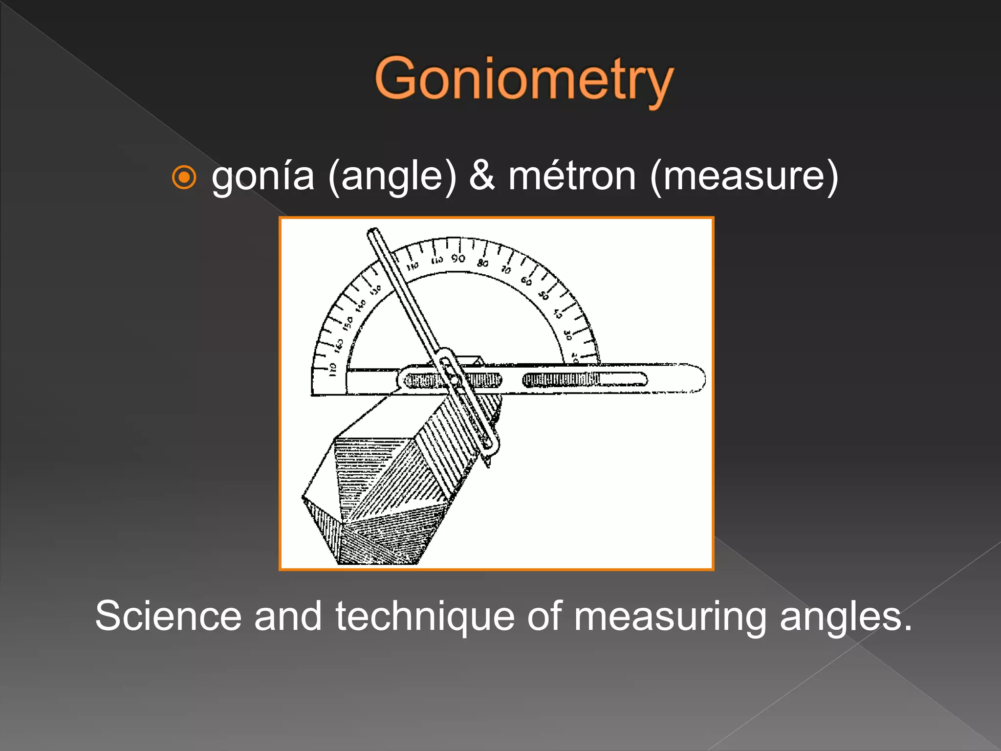Goniometry | PPT