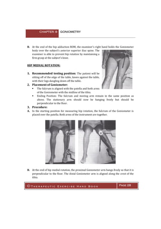 Hip Goniometry Chart.pdf Goniometry | PDF