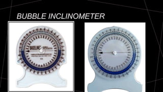 BUBBLE INCLINOMETER
 