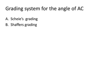 Scheie Classification System Gonioscopy | PPTX