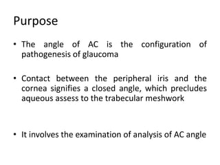 Gonioscopy | PPTX