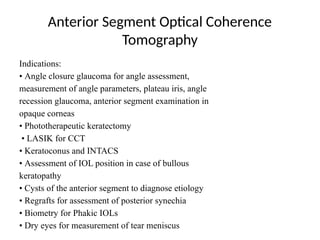 GONIOSCOPY AND ITS APPLICATIONS IN THE OPD | PPTX