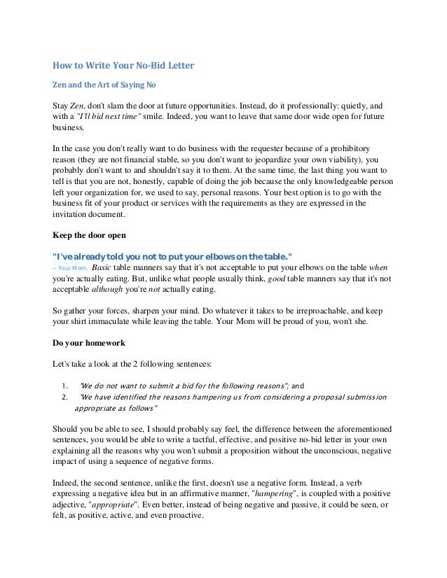 bid form example