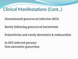 Gonococcal and Non-Gonococcal Urethritis | PPTX