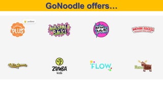 GoNoodle offers…
 