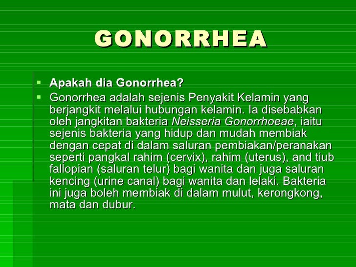 G O N O R R E H E A