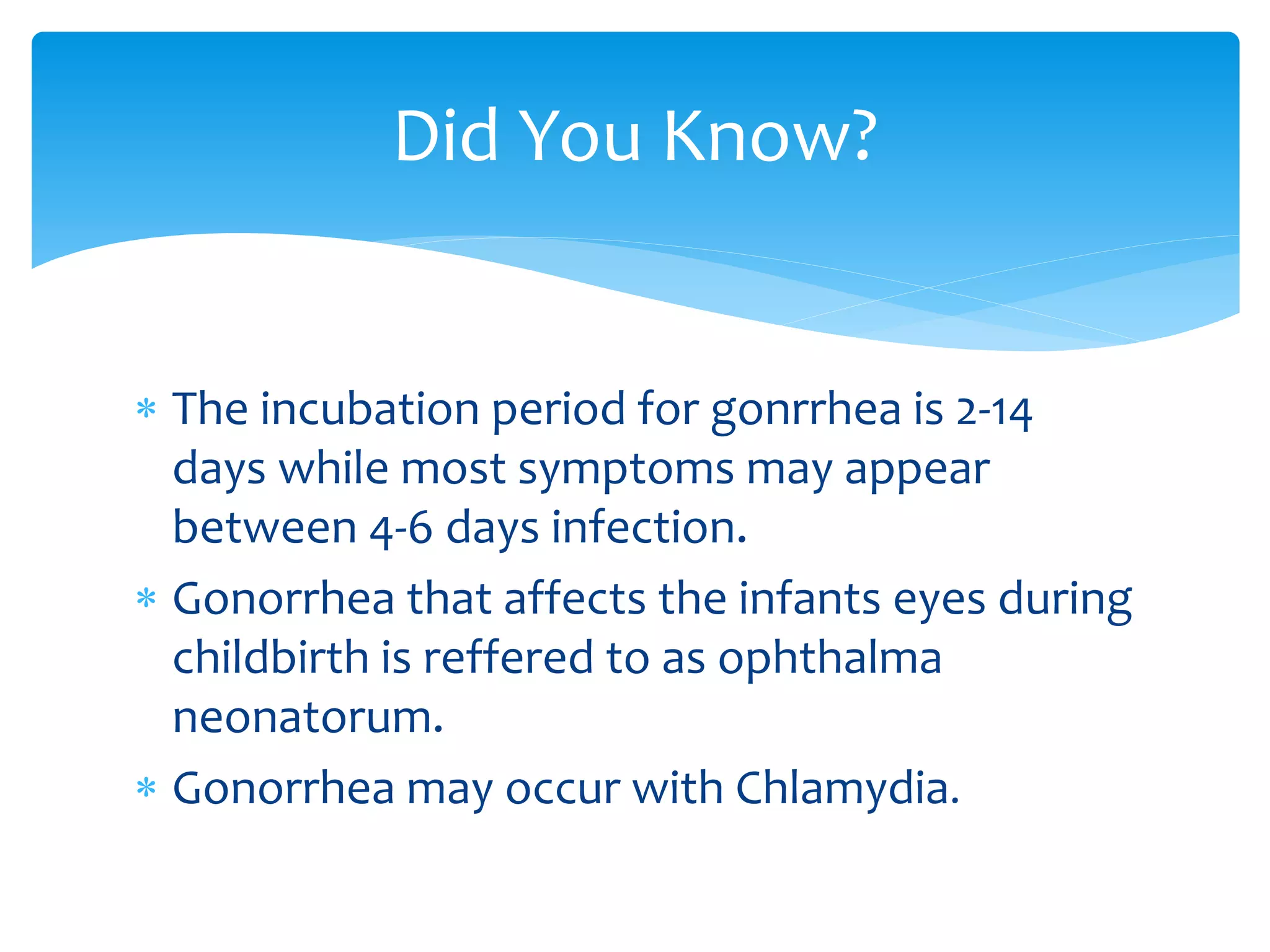 Gonorrhea powerpoint | PPTX