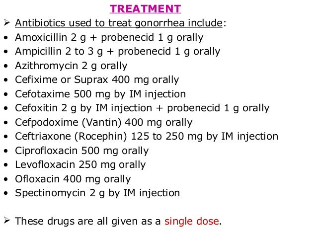 ciprofloxacin std treatment