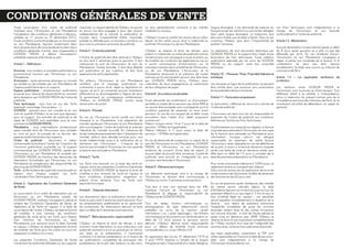 CONDITIONS GENERALES DE VENTE
CONDITIONS GÉNÉRALES DE VENTE :
Toute souscription d’un ordre de publicité
implique pour l’Annonceur et son Mandataire
l’acceptation des conditions générales ci-dessous,
valables du 1er janvier au 31 décembre 2013.
Toute condition contraire posée par un Annonceur
ou son Mandataire, figurant notamment dans
leurs propres bons de commande et/ou dans leurs
conditions générales d’achat, sera inopposable à
GONZAI MEDIA à défaut d’acceptation
préalable, expresse et écrite de sa part.

imprimés. La responsabilité de l’Editeur ne saurait
en aucun cas être engagée si pour des raisons
indépendantes de sa volonté, la publication se
trouvait dans l’impossibilité d’être imprimée,
publiée ou diffusée pour un plusieurs numéros, ou
pour une ou plusieurs annonces de publicité.

ou plus généralement contraire à ses intérêts langue étrangère, il est demandé de traduire en
français toutes les mentions ou accroches rédigées
matériels ou moraux.
dans cette langue étrangère. La traduction doit
L’Editeur n’a pas à justifier les raisons de son refus, être aussi lisible que le texte originel. Dans le cas
lequel ne fait naître aucun droit à indemnité au contraire, l’Editeur sera dans l’impossibilité de
publier l’annonce.
profit de l’Annonceur ou de son Mandataire.

Article 3 - Ordre de publicité

L’Editeur se réserve le droit de refuser, sans
préavis ni indemnité, un ordre de publicité comme
d’interrompre une campagne à toute moment, ou
de modifier les conditions de règlement au cas où
il aurait connaissance d’informations sur le
caractère incertain de la solvabilité de l’Annonceur
ou de son Mandataire. L’Annonceur et le
Mandataire renoncent à se prévaloir de toutes
sommes qu’ils estimeraient pouvoir leur être dues
par GONZAI MEDIA et/ou l’Editeur pour
s’exonérer de leurs engagements et notamment
de leur obligation de payer.

L’Ordre de publicité doit être adressé à l’Editeur
au plus tard 2 semaines avant la parution. Il doit
Article 1 – Définitions
mentionner le nom de l’Annonceur, le nom du
Mandataire, l’entité facturée. Il doit être détaillé
Annonce : tout contenu à caractère publicitaire ou par publication et par insertion, et doit faire
promotionnel transmis par l’Annonceur ou son apparaitre les tarifs applicables.
Mandataire.
Annonceur : toute personne physique ou morale Par ailleurs, l’Annonceur et son Mandataire
qui achète ou fait acheter par son Mandataire de certifient que le message publicitaire ne
contrevient à aucun droit, règle ou législation en
l’espace publicitaire dans un support.
Espace publicitaire : emplacement publicitaire vigueur et qu’il ne comporte aucune imputation
proposé sous réserve de disponibilité au moment diffamatoire ou dommageable à l’égard de tiers.
de la réception par GONZAI MEDIA de l’ordre de Ils garantissent en conséquence solidairement
l’Editeur et GONZAI MEDIA contre toute
publicité.
Frais techniques : tous frais en sus des Tarifs réclamation de ce fait.
(exemple : encartage, frais postaux… ).
GONZAI : agissant pour son compte et en son Article 4 - Mandat
nom en qualité d’Editeur ou en tant que régisseur
pour le support. Les activités de publicité et de Au cas où l’Annonceur aurait confié son achat
régie de GONZAI sont exploitées sous le nom d’espace à un Mandataire, une attestation de
commercial GONZAI MEDIA.
mandat signée par l’Annonceur et son Mandataire
Mandataire : tout intermédiaire professionnel doit accompagner l’ordre de publicité et préciser
ayant mandat écrit de l’Annonceur pour acheter l’étendue du mandat accordé. En l’absence de
au nom et pour le compte de ce dernier des durée indiquée expressément dans l’attestation de
mandat, celle-ci sera réputée conclue pour une
espaces publicitaires dans les supports.
Ordre de publicité : document à valeur durée indéterminée jusqu’à la notification de sa
contractuelle formalisant l’achat de l’insertion de résiliation par L’Annonceur ; L’original de la
l’annonce publicitaire souhaitée sur le support facture sera envoyée à l’Annonceur et une copie de
commercialisé par GONZAI MEDIA, signée par la facture sera envoyée au Mandataire.
l’Annonceur ou son Mandataire et accepté par
GONZAI MEDIA, en fonction des demandes de Article 5 - Tarifs
réservation formalisées par l’Annonceur ou son
Mandataire et compte-tenu des disponibilités du Les Tarifs sont facturés sur la base des tarifs en
planning de GONZAI MEDIA.
vigueur joints aux présentes Conditions Générales
Tarifs : grille tarifaire de publicité commerciale en de Vente. GONZAI MEDIA se réserve le droit de
vigueur pour chaque support. Les tarifs modifier à tout moment les Tarifs en vigueur et
leurs conditions d’application, respectant un
s’entendent Frais Techniques en sus.
préavis d'une semaine. Tous les Tarifs sont
Article 2 - Application des Conditions Générales exprimés hors taxes.
de Vente
Article 6 - Dates de réservation
La souscription d’un ordre de réservation par un
Annonceur ou son Mandataire auprès de Les réservations dans la publication doivent être
GONZAI MEDIA implique l’acceptation pleine et faites au plus tard 4 semaines avant parution. Pour
entière des Conditions Générales de Vente, de les emplacements préférentiels et en particulier
règlement et de Tarifs en vigueur à la date de les couvertures, les réservations devront se faire
souscription de l’ordre. L’Editeur se réserve le droit dans un délai de 6 semaines avant parution.
de modifier, à tout moment, ses conditions
générales de vente et/ou ses Tarifs sous réserve Article 7 - Refus de parution, responsabilité
d’en informer les Annonceurs ou leurs
Mandataires une semaine avant la date d’entrée L’Editeur se réserve le droit de refuser, à tout
en vigueur. L’Editeur se réserve également le droit moment, toute réservation ou tout ordre pour une
de modifier ses Tarifs pour les ordres en cours en publicité contraire à la loi ou quand par sa nature,
respectant un préavis d’un mois.
son texte ou sa présentation, il l’estimerait
contraire à la bonne présentation ou à l’esprit de
Les présentes Conditions Générales de Vente ses publications, susceptible de provoquer des
concernent les publicités diffusées sur les supports protestations de la part des lecteurs ou des tiers,

La réalisation de tout document technique par
GONZAI MEDIA ou le support fera l’objet d’une
facturation de frais techniques. Toute création
publicitaire exécutée par les soins de GONZAI
MEDIA ou du support reste leur propriété
artistique.

Les Frais Techniques sont intégralement à la
charge de l’Annonceur et son facturés
conformément à l’ordre de publicité.
Article 12 - Réclamation
Aucune réclamation ne sera admise passé un délai
de 8 jours après parution et si elle n’a pas été
effectuée par écrit. En cas d’attente d’avoir,
l’Annonceur ou son Mandataire s’engagent à
régler la partie non contestée de la facture. Si la
contestation ne peut pas être résolue
amiablement, le litige sera soumis au tribunal de
commerce de Paris.

Article 10 – Marques, Titres, Propriété littéraire et
Article 13 – Loi applicable, attribution de
artistique
juridiction
Les marques et logos de la publication ne peuvent
être utilisés dans une annonce sans autorisation Les relations entre GONZAI MEDIA et
écrite préalable de leurs titulaires.
l’annonceur sont soumises au droit français. Tout
Article 8 - Annulations et pénalités
différend relatif à la validité, à l’interprétation
Article 11 - Facturation et paiement
et/ou à l’exécution du présent contrat sera de la
compétence exclusive des tribunaux de Paris, et ce
Toute demande de modification ou d’annulation
partielle ou totale devra parvenir par lettre RAR et La facturation s’effectue en euros et à remise de nonobstant pluralité de défendeurs ou appel en
garantie.
ne saurait être acceptée sans contrepartie qu’à la l’ordre de publicité.
condition expresse de respecter un mois avant
parution. En cas de non-respect de ce délai, toute L’Annonceur est dans tous les cas responsable du
annulation fera l’objet d’un dédit progressif paiement de l’ordre de publicité aux conditions
comme suit :
définies aux Tarif et aux Frais Techniques.
Préavis compris entre 14 et 7 jours de la date de
parution : 50%du tarif applicable ;
Conformément aux dispositions légales, la facture
Préavis inférieur à 7 jours avant la date de originale sera adressée à l’Annonceur et une copie
parution : 100%du tarif applicable.
de la facture sera adressée au Mandataire pour
information. Lorsque celui-ci est désigné
En cas de demande de suspension ou report de la responsable du paiement de ladite facture
part de l’Annonceur ou son Mandataire, GONZAI l’Annonceur reste redevable en cas de défaillance
MEDIA et l’Annonceur ou son Mandataire de sa part, à savoir si la facture demeure impayée
tenteront de convenir d’une date de report. Si après une lettre de mise en demeure restée sans
aucune date ne pouvait être convenue, l’ordre de effet dans un délai de 15 jours à compter de la
publicité sera annulé et l’intégralité du prix date de première présentation au Mandataire.
convenu sera facturée à l’Annonceur.
Pour toute commande inférieure à 1000 euros, le
Article 9 - Eléments techniques
règlement se fera au comptant par chèque.
Dans tous les autres cas, en application de la loi de
Les éléments techniques sont à la charge de modernisation de l’économie, le délai de paiement
l’Annonceur et doivent être communiqués à des factures est de 60 jours nets.
l’Editeur au moins 3 semaines avant parution.
En cas de paiement après l’échéance, des intérêts
Tout bon à tirer non renvoyé dans les 48h de retard seront calculés depuis la date
implique l’accord de l’Annonceur ou son d’échéance figurant sur la facture jusqu’au jour du
Mandataire et dégage la responsabilité de paiement effectif à un taux égal à 3 fois le taux le
taux d’intérêt légal en vigueur ; ces pénalités
l’Editeur et de GONZAI MEDIA.
seront payables immédiatement à réception de la
Tous les textes, fichiers informatiques ou facture ; tout retard de paiement entrainera
photographies de type rédactionnel seront l’exigibilité immédiate de toute les sommes
précédés ou suivis de la mention «publi facturées restant dues et des ordres d’insertion
information » ou « publi reportage ». Les fichiers non encore facturés ; à titre de clause pénale et
informatiques et documents non réclamés dans un après mise en demeure avec LRAR, l’Editeur se
délai de 12 mois suivant la parution seront réserve le droit d’une majoration complémentaire
détruits. L’Editeur décline toute responsabilité de 15%du montant hors taxe de l’intégralité des
pour un défaut de lisibilité d’une annonce sommes dues, outre les frais judiciaires éventuels.
composée dans un corps inférieur à 8.
Les taxes applicables, notamment la TVA sont
En application des lois du 31 décembre 1975 et celles applicables en France à la date de parution ;
4 août 1994 relatives à l’emploi de la langue elles sont intégralement à la charge de
française et dans l’éventualité d’un texte rédigé en l’Annonceur et facturées en sus.

 