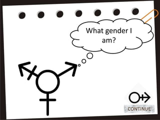 What gender I
am?
 