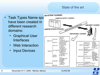 Towards Canonical Task Types for User Interface Design | PPT