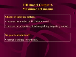 A farm-level analysis of carbon sequestration in Ghana using IMPACT linked to the DSSAT-Century, Household and Ruminant models 