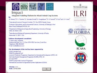 A farm-level analysis of carbon sequestration in Ghana using IMPACT linked to the DSSAT-Century, Household and Ruminant models 
