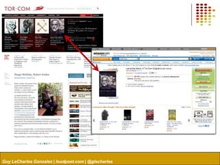 Everyone has an opinion…loudpoet.com: Blogging it Like it is Since 2003Guy LeCharles Gonzalez is an old/new media pragmatist; (still a) publishing optimist, and a library advocate...He can be rather outspoken at times and does not suffer fools gladly, so nothing on this site is meant to be representative of his employers — past, present or future.Guy LeCharles Gonzalez | loudpoet.com | @glecharles