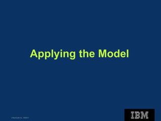 UrbanCode Inc. ©2013
Applying the Model
 