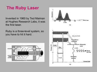 Ruby Inventor laser based transitions for technology of laser | PPT