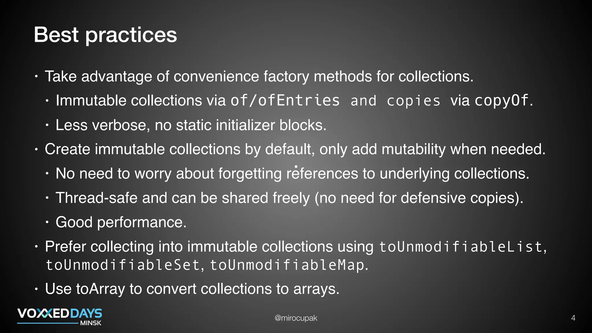 The good, the bad, and the ugly of Java API design