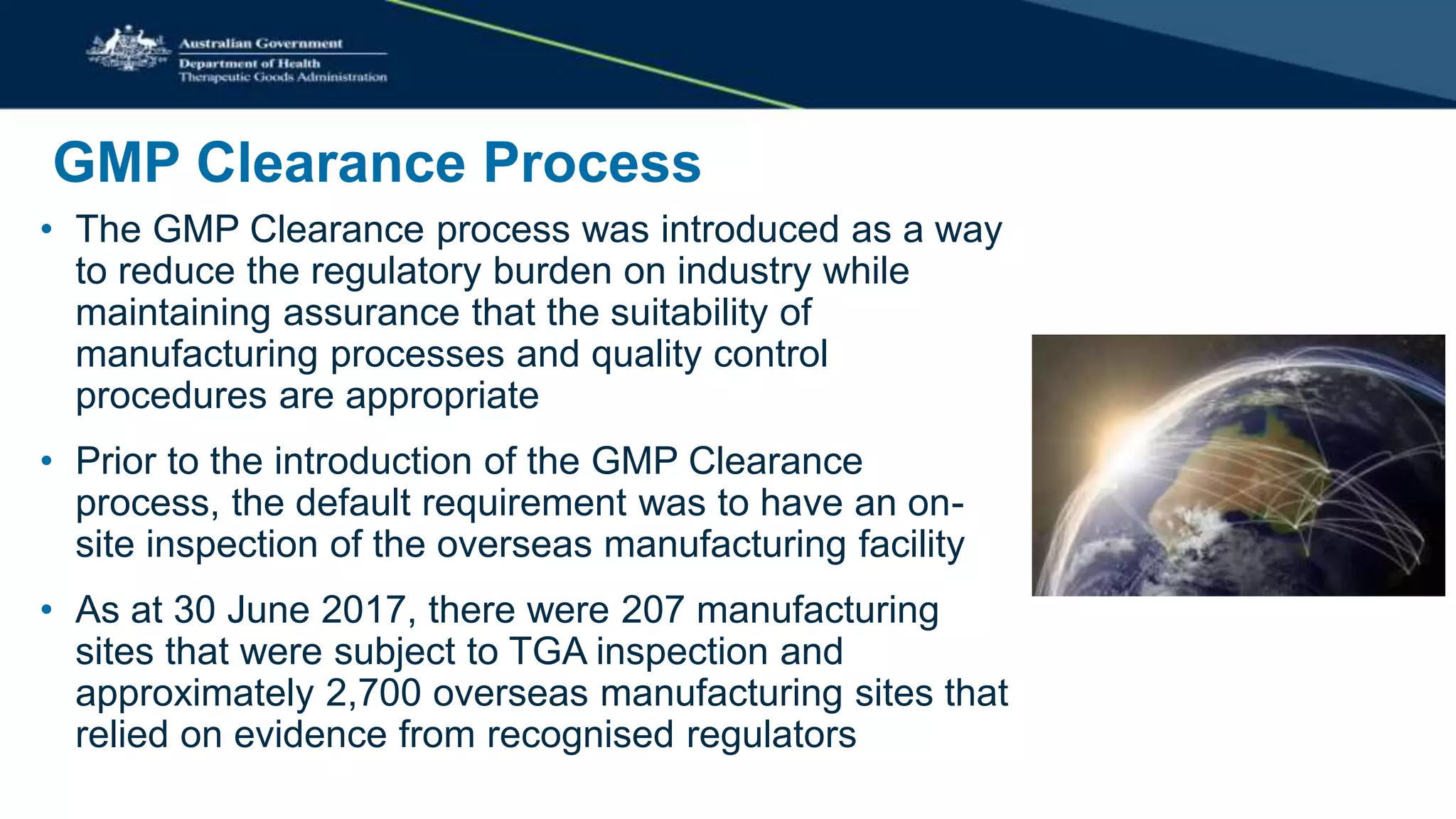 Presentation: Good Manufacturing Practice and the TIWGG | PPTX