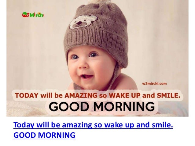 Cute Good Morning Baby Images and Quotes