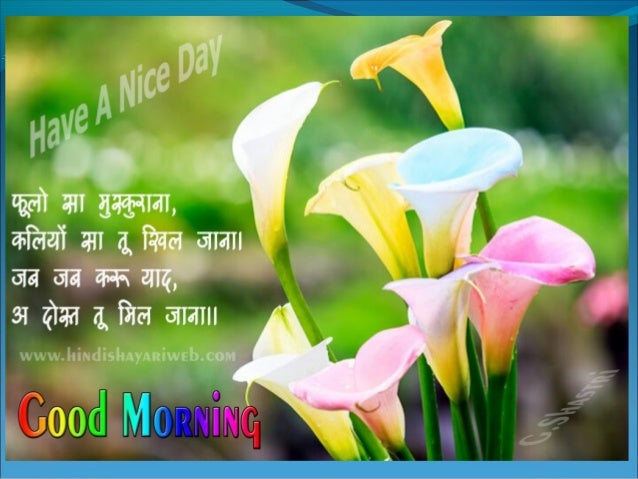 Good Morning Shayari In Hindi