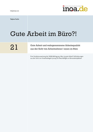 Good Work In The Office Survey