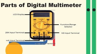 Parts of Digital Multimeter
 