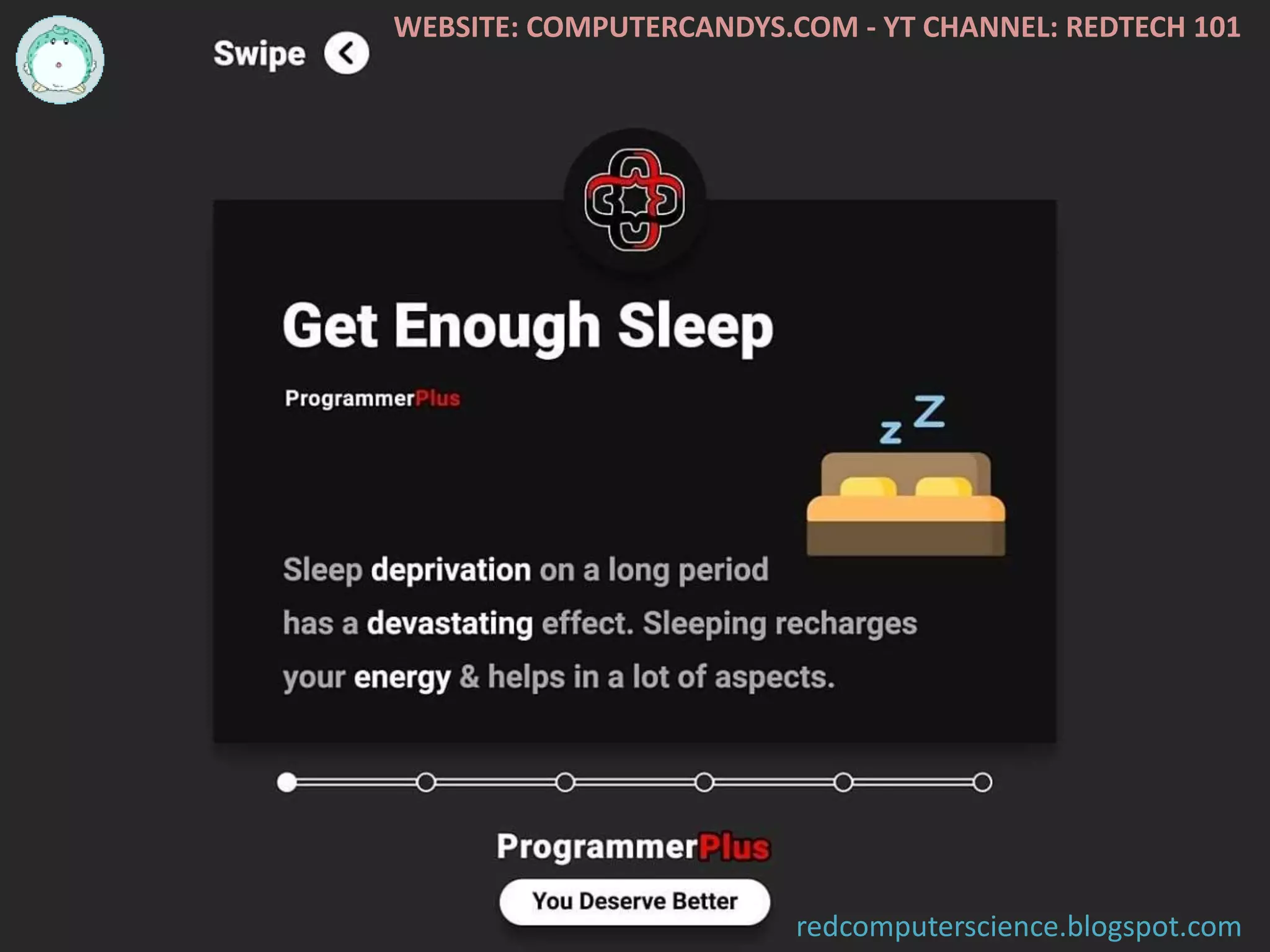 WEBSITE: COMPUTERCANDYS.COM - YT CHANNEL: REDTECH 101
redcomputerscience.blogspot.com
 