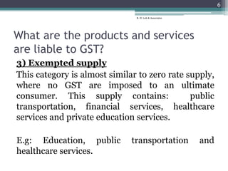 Good and services tax (gst) | PPTX
