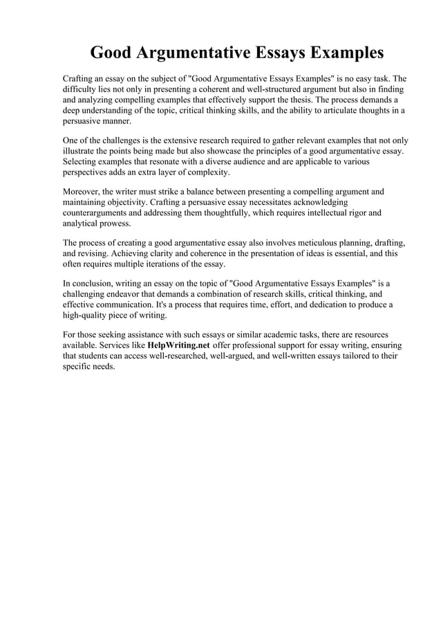 Good Argumentative Essays Examples.pdf