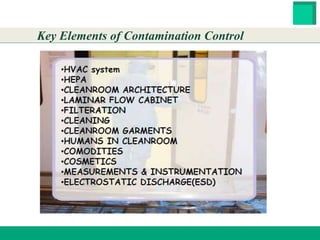 HESTER BIOSCIENCES LIMITED
www.hester.in
Key Elements of Contamination Control
 