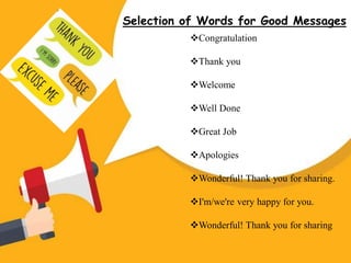 Really Nice Message Good & Bad Messages | PDF