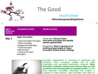 The Good<br />http://bit.ly/fag8xv<br />NikiLambropoulos & SophiDanis<br />