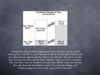 IF I ONLY ENROLL 1 PERSON A
                WEEK?
 This is a realistic picture of how much money you can make if everyone
you refer, joins MCA,ZNZ, and Empower Network. Keep in mind that THIS
  DOES NOT INCLUDE ANY random $25, $100, $500 and $1000 pass ups
            from the success of your teams efforts (pass ups).

     After one year of enrolling 1 person a week...
                     - $5,200 from ZNZ and MCA.
             -$950 payed to you every month from E.N.
                       -Plus all the pass ups!
Enrolling one person every business day - 5 people
                      a week
                    $26,000 paid by MCA and ZNZ
       - At least $4,875 payed to you every month from E.N.
 