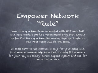 Go to our fan page to GET STARTED NOW, get more
information and download your free copy of the “Black
                  Book” of business.

                facebook.com/
                 GoodBye925
                                      &


     Is your life worth $40? Because thats all it takes to change it......
 