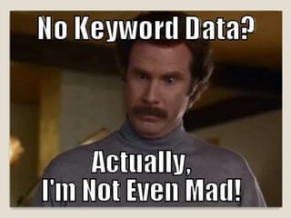 Goodbye Keyword Data, Say Hello To S**t Load Of Other Data - (Not Provided Solution)