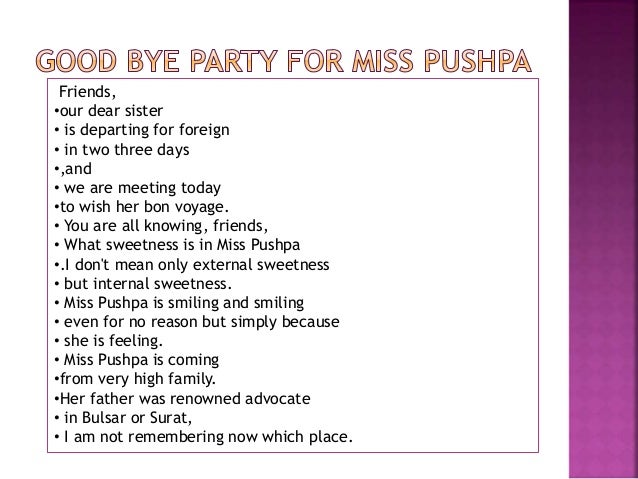 Meaning Of Bon Voyage In Hindi | good bye party for miss pushpa ts Meaning Of Bon Voyage In Hindi | good bye party for miss pushpa ts
