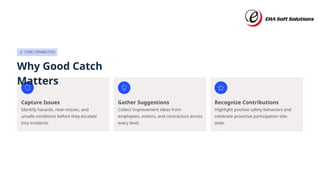 Good Catch Safety Program for Environmental Health and Safety | PPTX