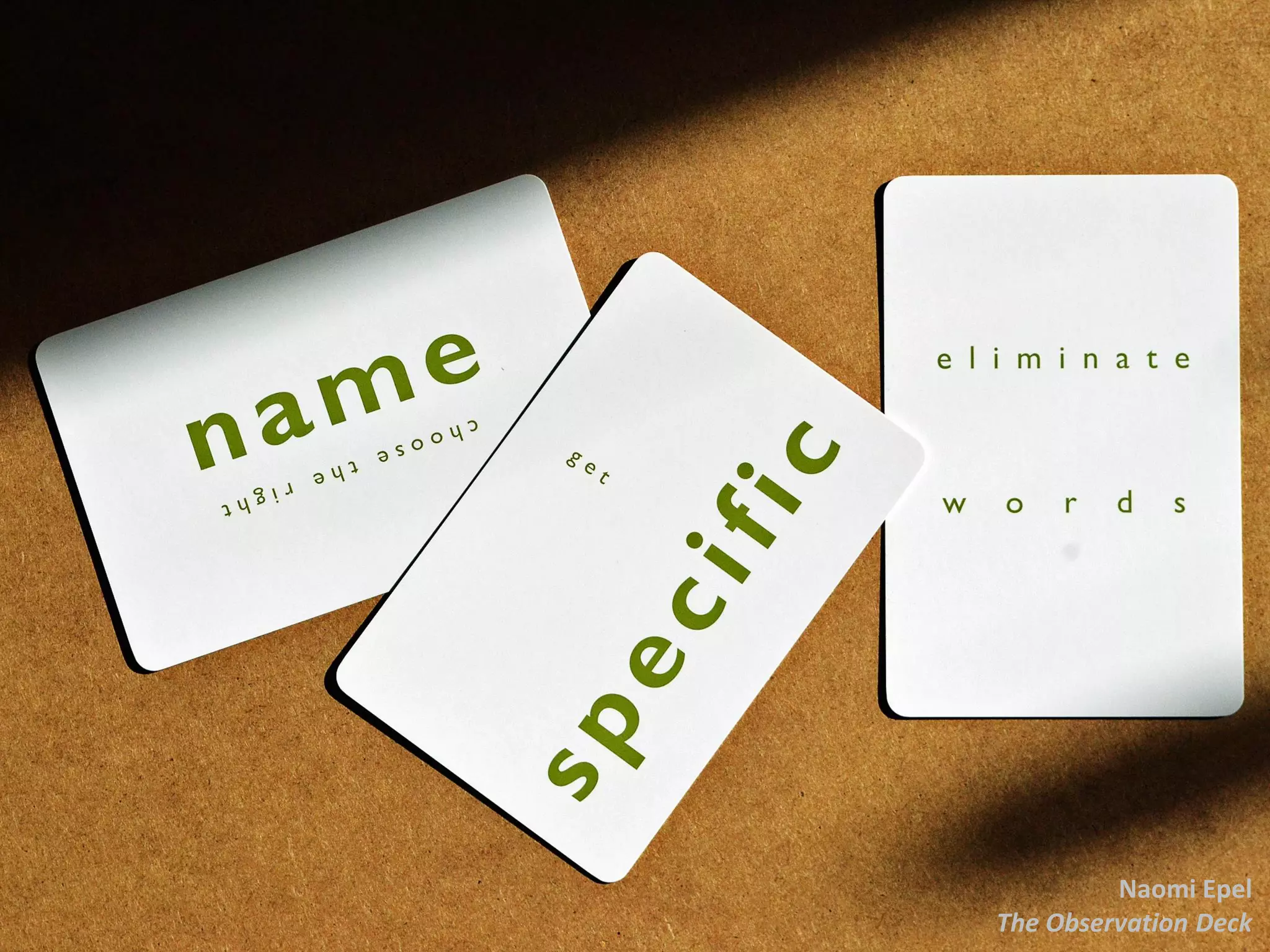 Naomi Epel
The Observation Deck
 