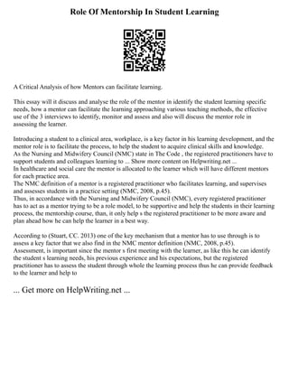 Good College Admission Essays | PDF