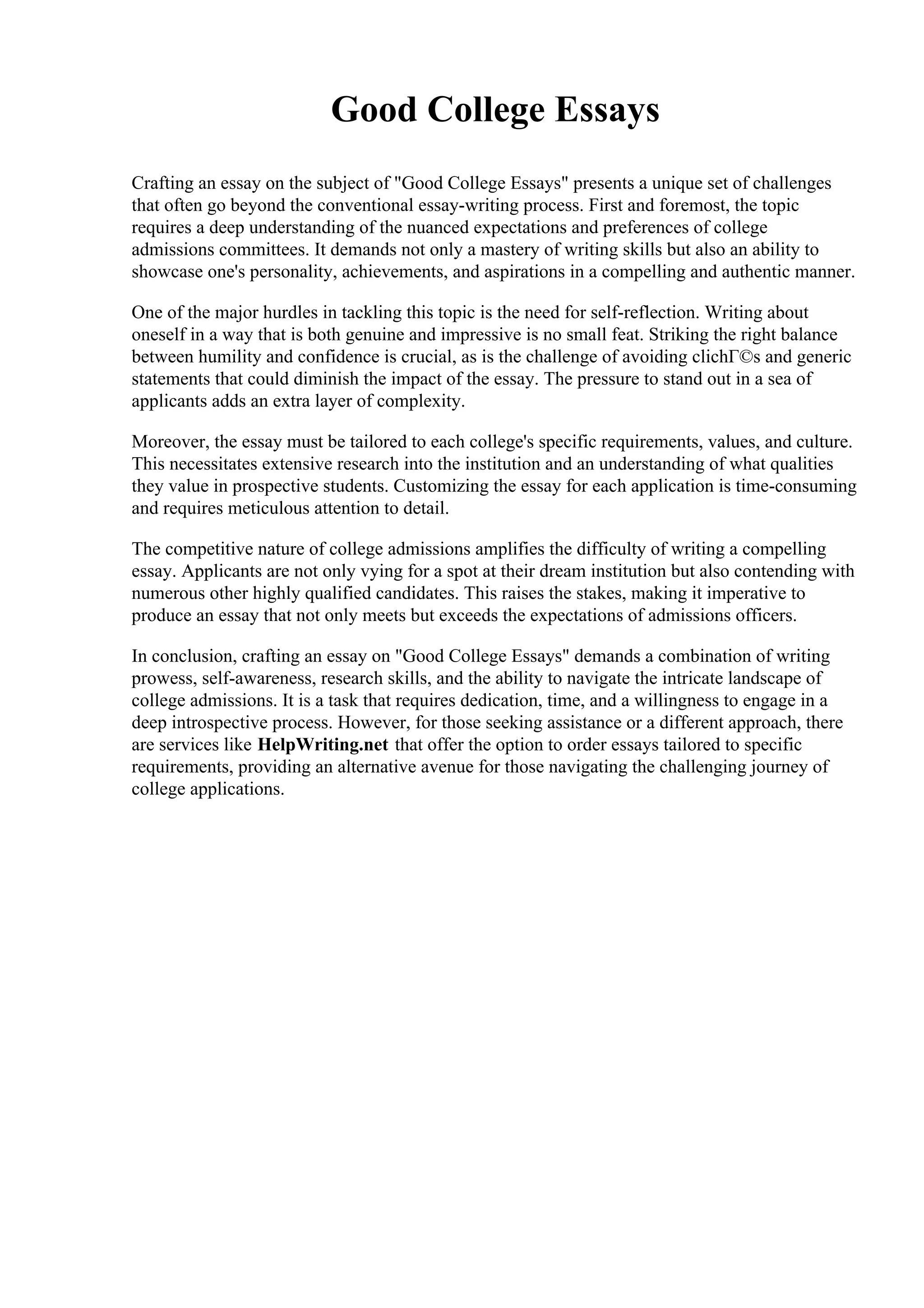 Good College Essays PDF good-college-essays-pdf