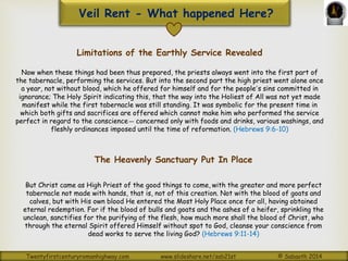 Veil Rent - What happened Here? 
Separating Sin & Sinfulness Itself Taken Care Of 
The sin that separates us from God take...