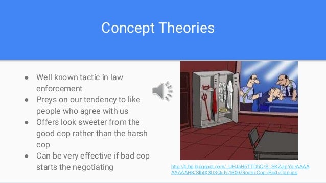 Negotiation Tactic Good Cop Bad Cop
