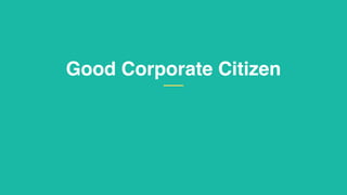 Good Corporate Citizen
 