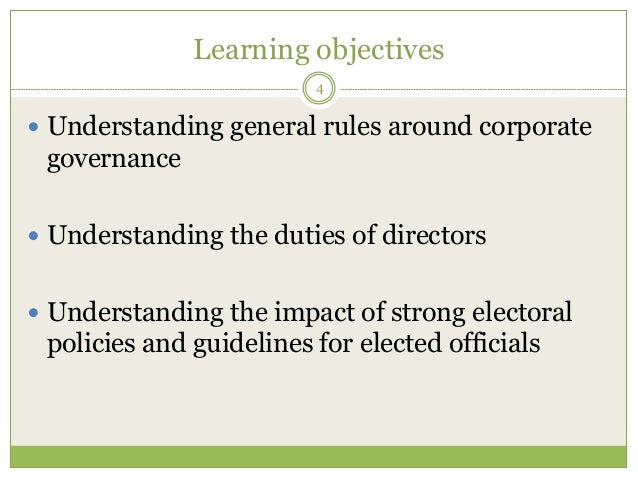 Good corporate governance